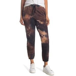 HYFVE NEW $75 Drawstring Waist‎ Tie Dye Sweatpants in Brown Multi Medium